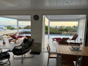 Dining - Villa Little Grey Ste-Luce (Martinique) view of the Caribbean Sea (Sainte-Luce)