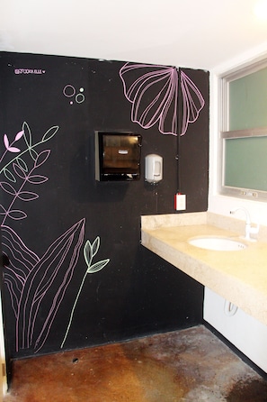 Towels, soap, toilet paper