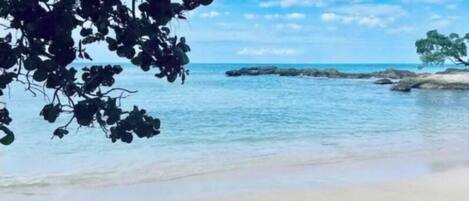 Perto da praia, toalhas de praia