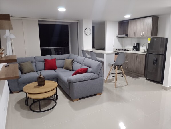 Smart TV - Beautiful and comfortable apartment 15 minutes from the town (Itagüi)