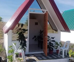Terrace/patio - Eco Friendly brand new cottage by the beach. (Pasuquin)