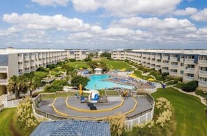 Indoor pool, outdoor pool