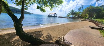 Cozy house by the sea with its private beach
