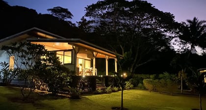 Cozy house by the sea with its private beach