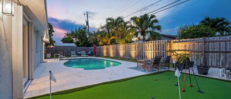 Alberca al aire libre