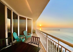 The balcony is hands down the best place to welcome the start of a new day. 