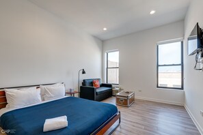 Room | Iron/ironing board, free WiFi - Easy Access To Downtown Or Walk To Local Hot Spots - This Location Can't Be Beat - 747 Lofts Cabin 203 by RedAwning (Chicago)