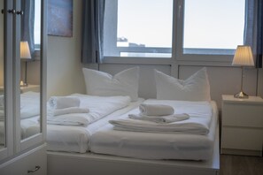 2 bedrooms, iron/ironing board