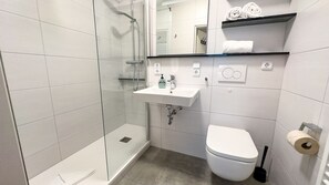 Shower, hair dryer