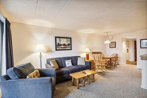 Condo, 1 King Bed with Sofa bed (Pinnacle A11) | Living area - Pinnacle A11 (Killington)