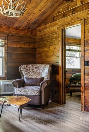 Interior - Cozy Log Cabin with Hot Tub (Champion)
