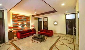Sala de estar en el lobby