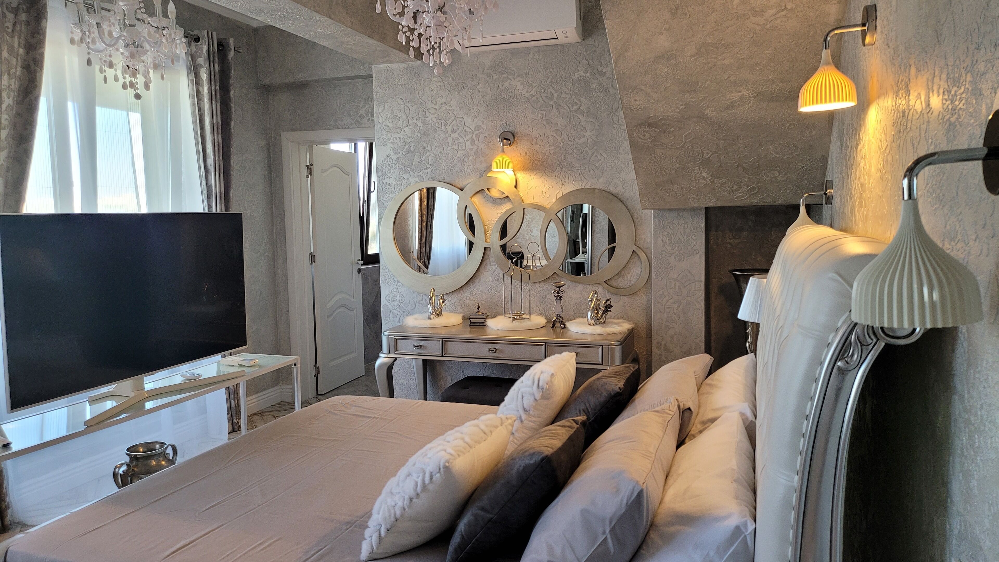 egyptian cotton sheets, premium bedding, down duvets, memory-foam beds