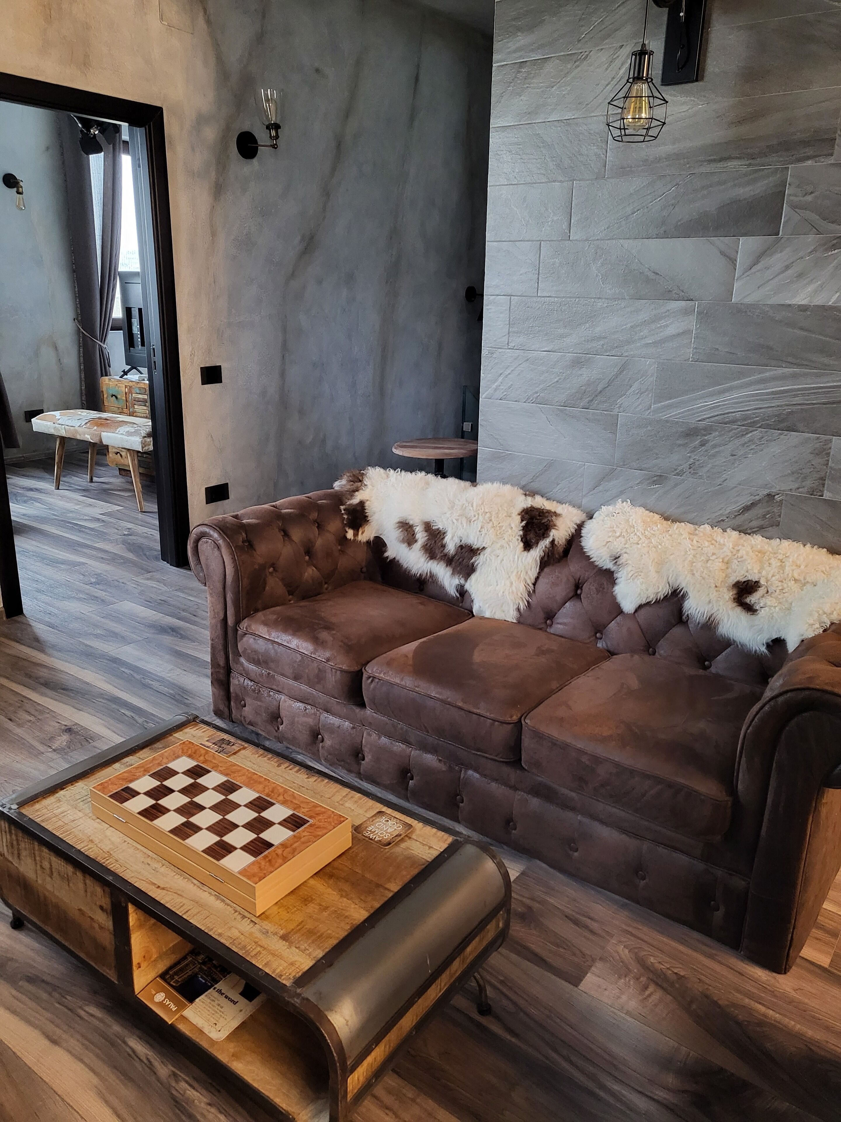 panoramic penthouse | living area | 60-inch smart tv with digital channels, tv, netflix