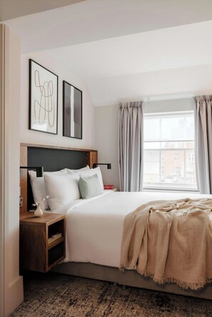 1 bedroom, premium bedding, in-room safe, individually decorated