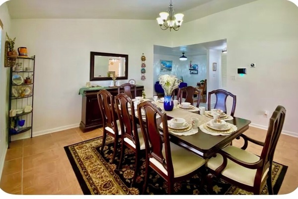 Table setting for family & friends. Our home is your home :)
