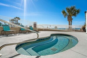 Una piscina riscaldata