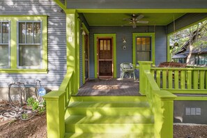 Exterior detail - * Walk to it all ~ Adorable Historic Bungalow * (Austin)