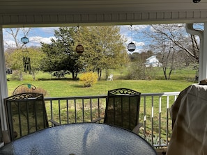 Outdoor dining - Family-Friendly Country Home near The Caverns (Hillsboro)