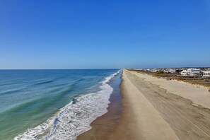 Tæt på stranden
