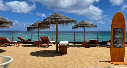 Maison de vacances "Formosa Beach" avec vue sur la mer, terrasses et Wi-Fi.