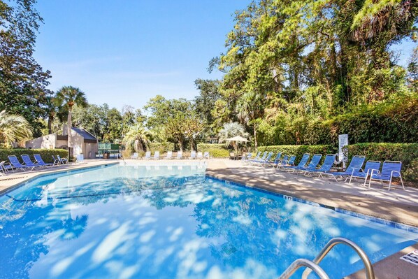 Alberca al aire libre 