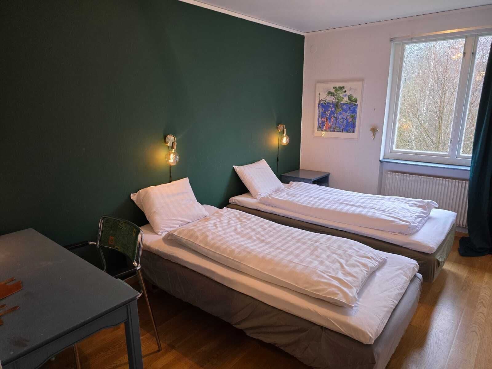 Twin Room | Memory foam beds, individually furnished, desk, laptop workspace