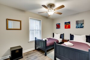 3 bedrooms, iron/ironing board, travel crib, WiFi