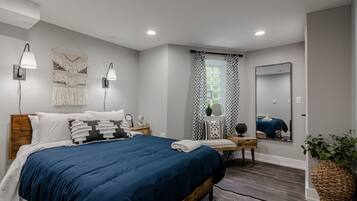 4 bedrooms, iron/ironing board, travel crib, WiFi