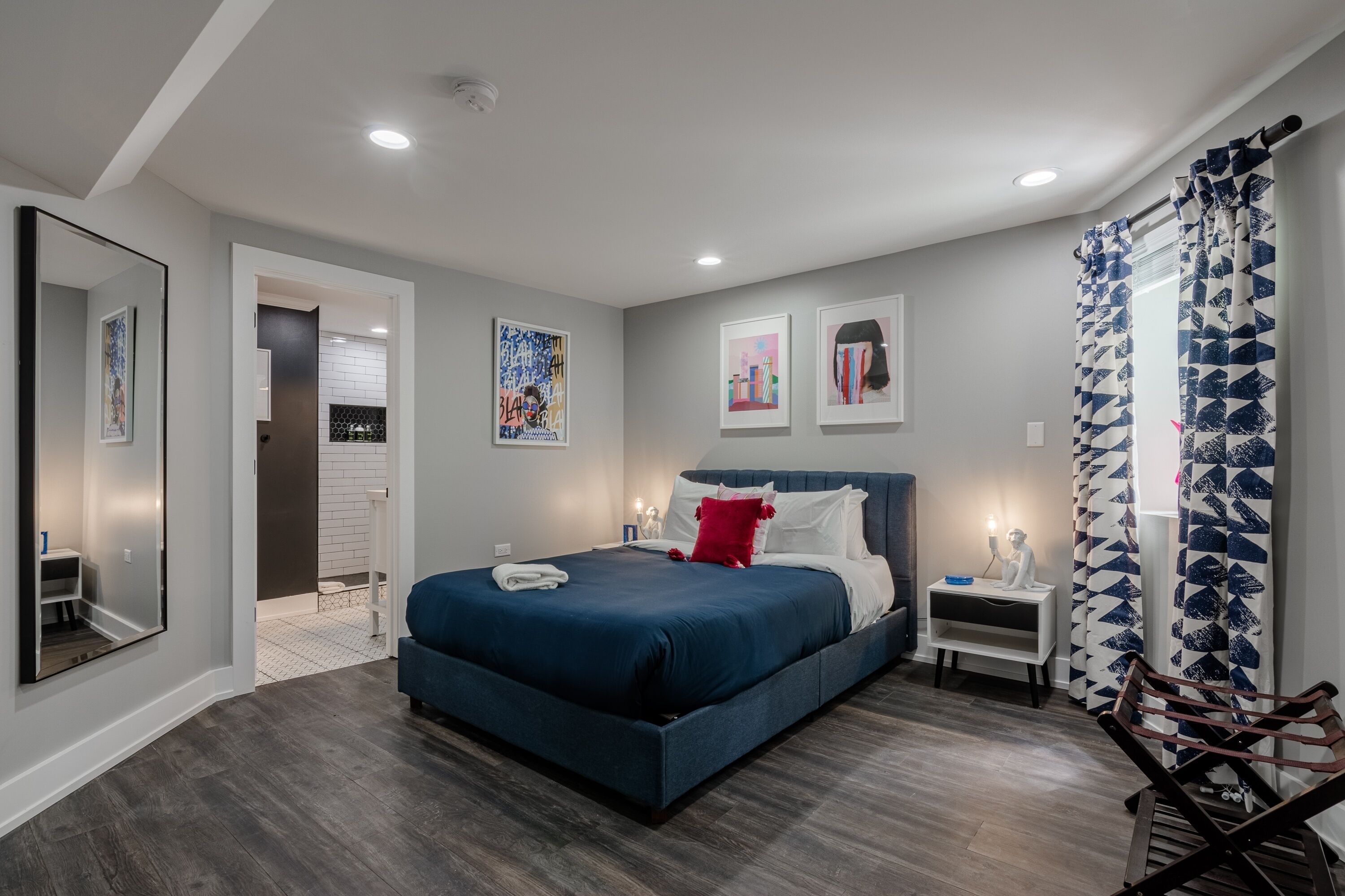 4 bedrooms, iron/ironing board, travel crib, WiFi