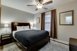 3 bedrooms, iron/ironing board, travel cot, WiFi