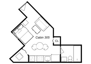 Studio | Floor plan