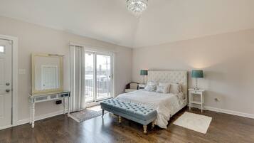 3 bedrooms, iron/ironing board, travel cot, WiFi