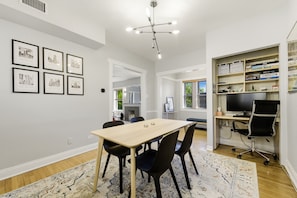 Business center - Stunning, Spacious, & Sun-soaked 2BR Uptown Condo by AllSet Turnover (Chicago)
