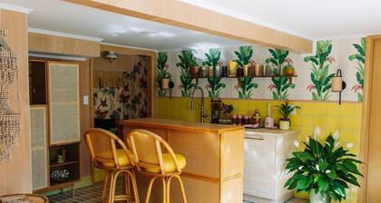 LARGE Mid Century Home - Pool, Hot Tub, Tiki Bar, Bridal Suite, Patio, 4 Acres