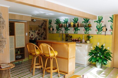 LARGE Mid Century Home - Pool, Hot Tub, Tiki Bar, Bridal Suite, Patio, 4 Acres