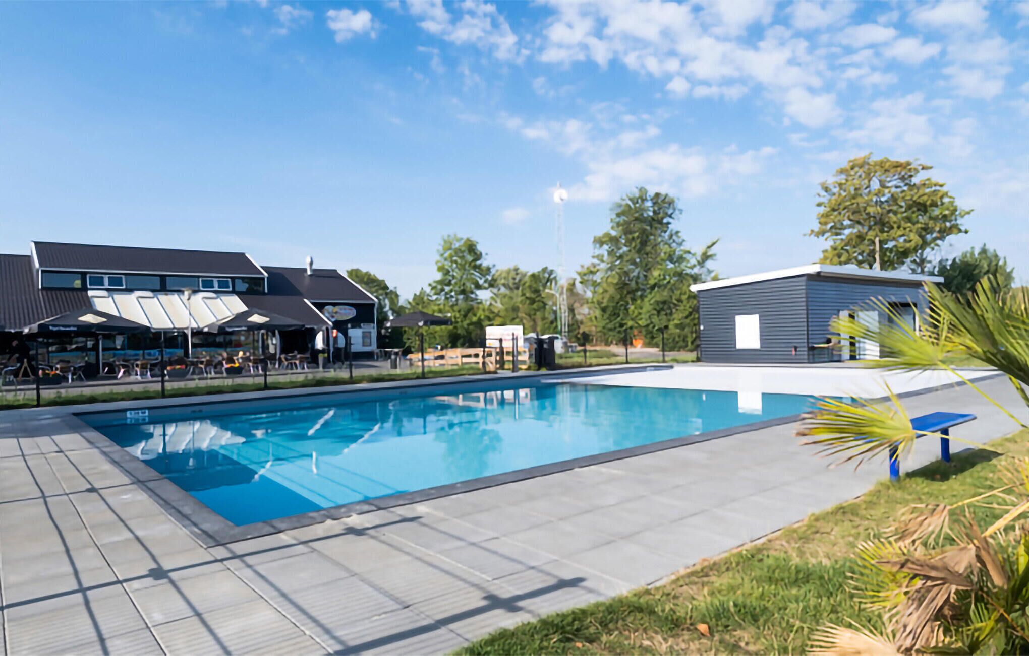Una piscina climatizada
