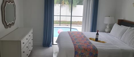 Desk, iron/ironing board, travel crib, free WiFi