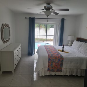 Desk, iron/ironing board, travel crib, free WiFi