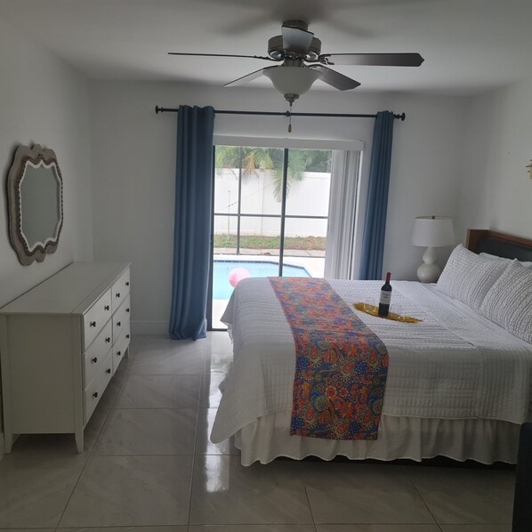 Desk, iron/ironing board, travel cot, free WiFi