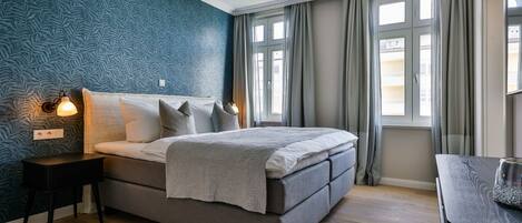 2 slaapkamers, een strijkplank/strijkijzer, wifi, beddengoed