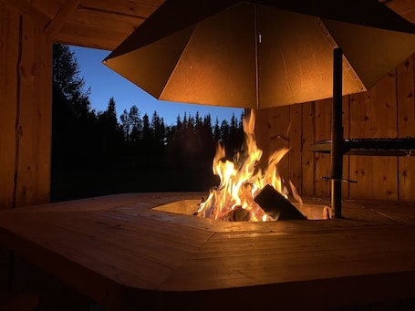 Property grounds. Quietly situated vacation home in a secluded location