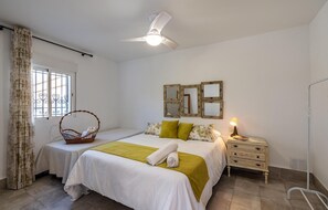 3 bedrooms, iron/ironing board, travel cot, free WiFi