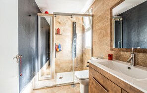 Shower, hair dryer