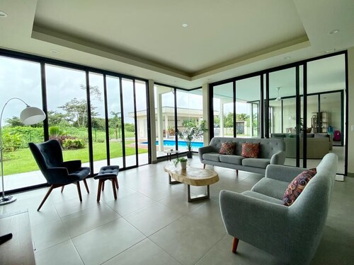 Modern luxury mansion in colonial style