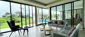 Modern luxury mansion in colonial style