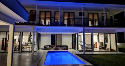 Modern luxury mansion in colonial style