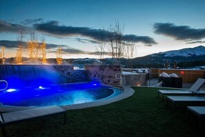 Indoor pool, outdoor pool
