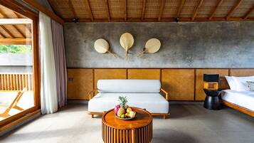 Vila, 3 kamar tidur, kolam renang pribadi | 3 kamar tidur, seprai katun Mesir, seprai premium, dan brankas