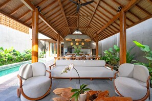 Living area - Jiwoku Villas (Canggu)